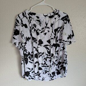 Liz Claiborne Black and white Blouse